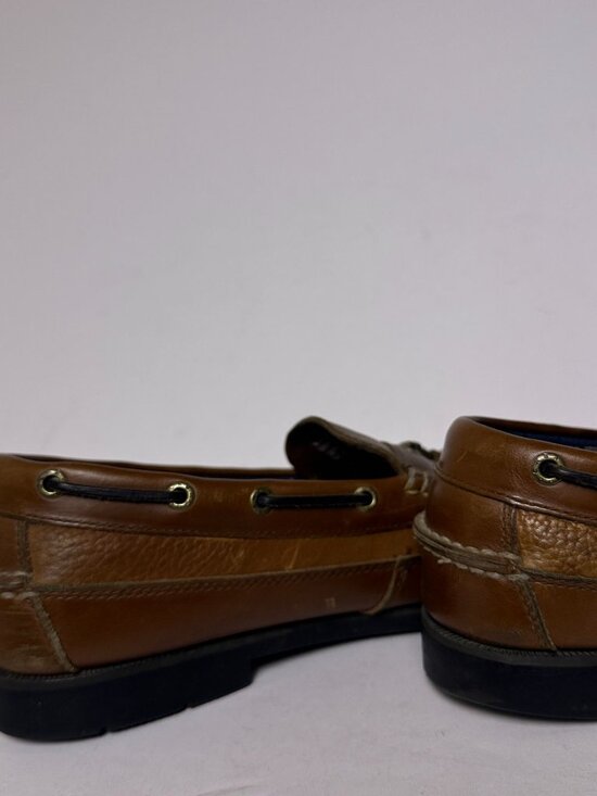 Dockers Tassel Loafers Shoes Men 11M Leather Brown Preppy Western Retro Slips main image 8